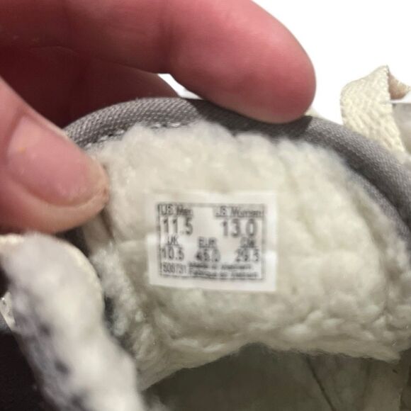 Vans Old Skool Sherpa-Lined Sneakers Gray Suede 11.5 Fleece Interior NWT - Picture 2 of 7